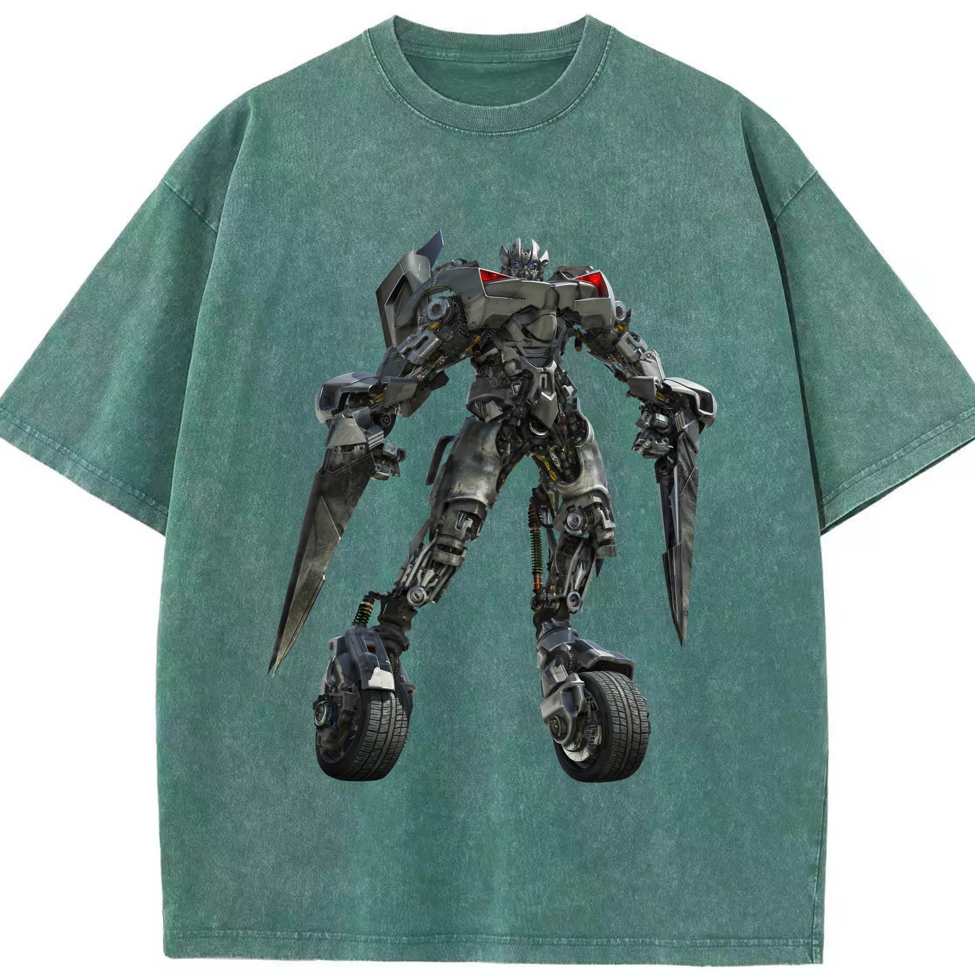 （画像用） Transformers トランスフォーマー 綿100% ヴィンテージ風 半袖Tシャツ（フロントプリント）